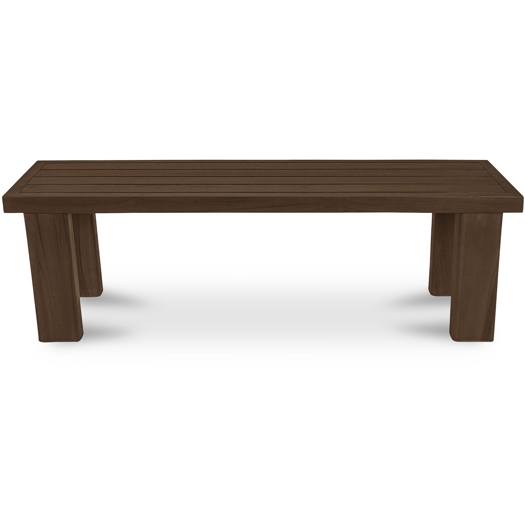 Marina Brown Outdoor Bench